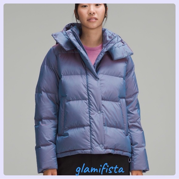 lululemon athletica Jackets & Blazers - NWT - Lululemon Wunder Puff jacket Irridicent Blue sz.6